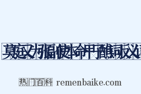 莫庭又为张副使本命甲子醮词反义词是什么意思的图片